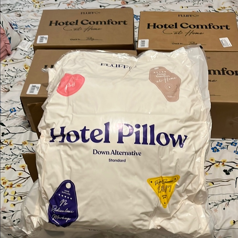 Cream Hotel Comfort Pillow Luxurious Bedding